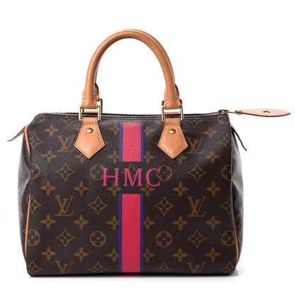 Louis Vuitton Monogram My LV Heritage Speedy 25 Fuchsia Violet 1 of 10