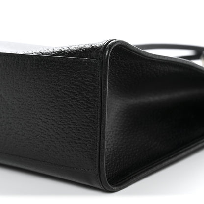Prada Cinghiale Triangle Tote Black 9 of 13