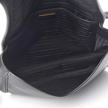 Prada Vitello Phenix Crossbody Bag Black 5 of 11