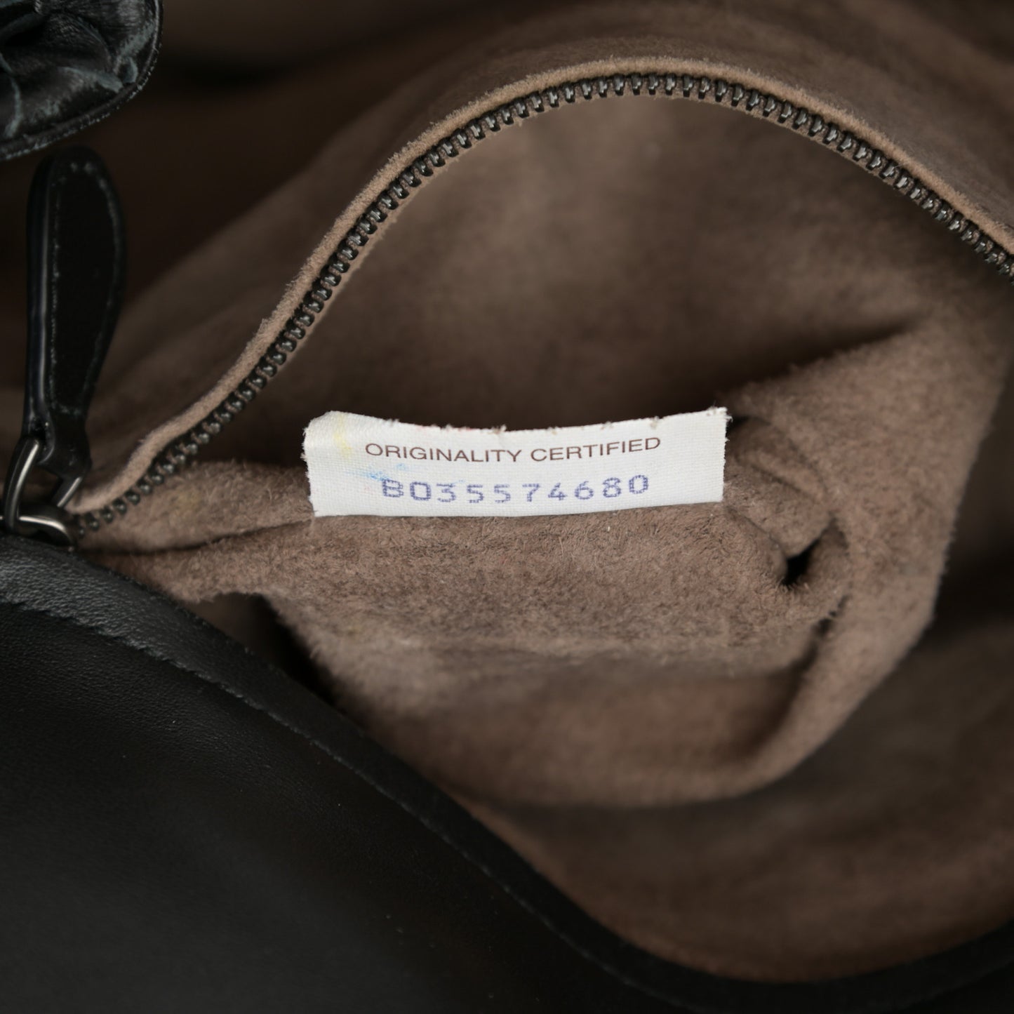 Nappa Intrecciato Messenger Bag Black