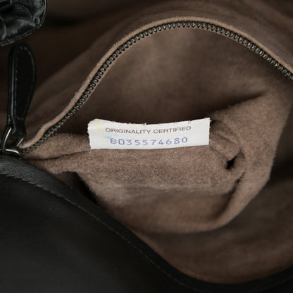 Bottega Veneta Nappa Intrecciato Messenger Bag Black 6 of 9