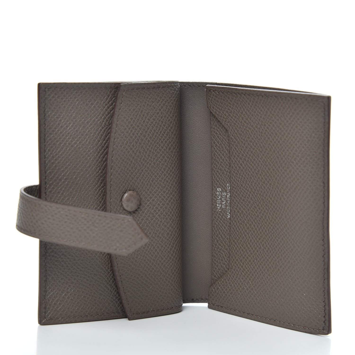 Hermes Epsom Mini Bearn Wallet Etain 5 of 8