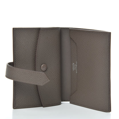 Hermes Epsom Mini Bearn Wallet Etain 5 of 8