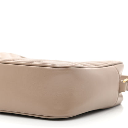 Saint Laurent Calfskin Matelasse Monogram Lou Camera Bag Dark Latte 10 of 14