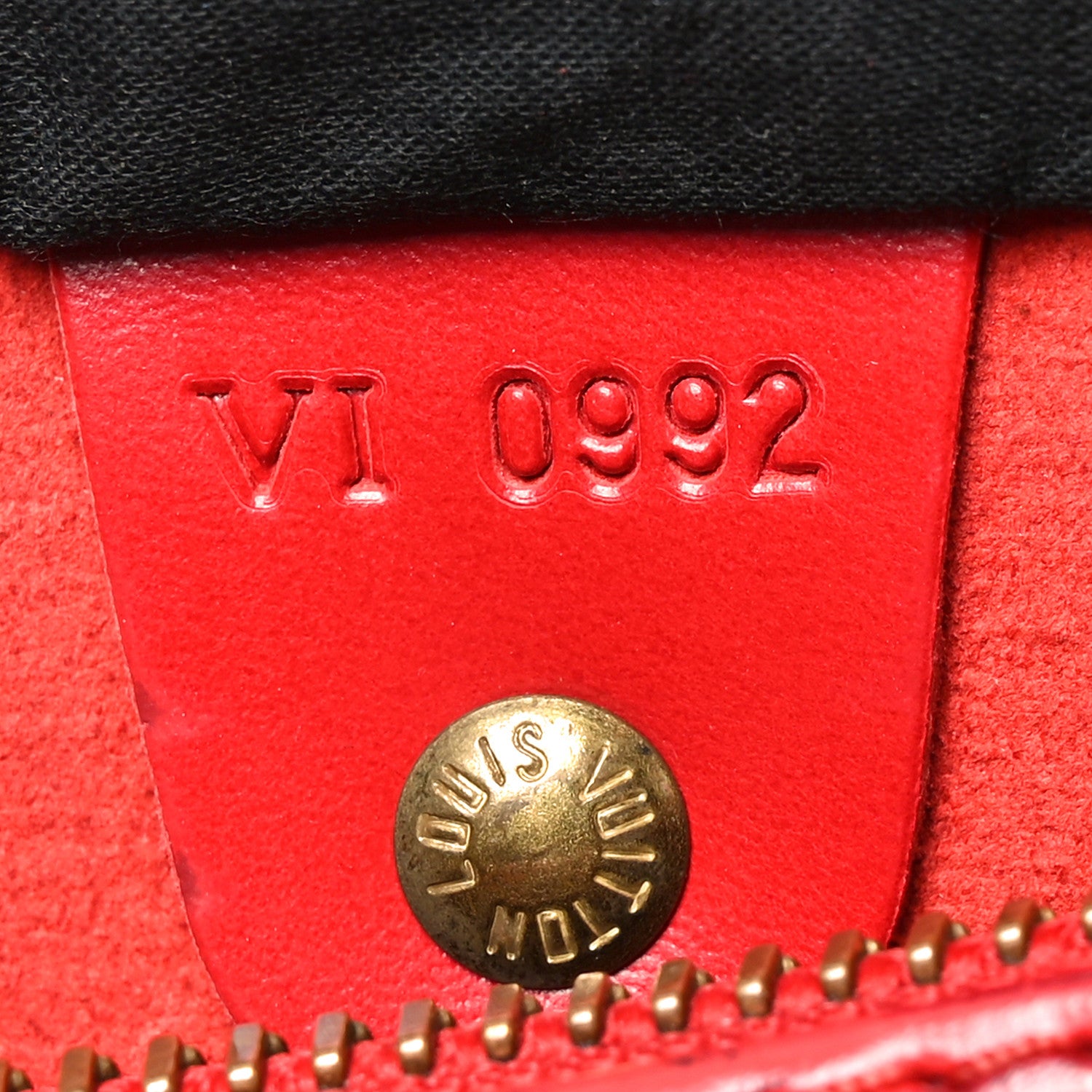 Louis Vuitton Epi Speedy 25 Castillan Red 7 of 10