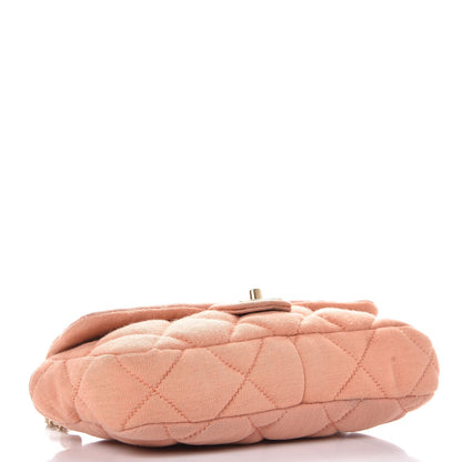 Chanel Jersey Quilted Small Flap Coral 5 of 14