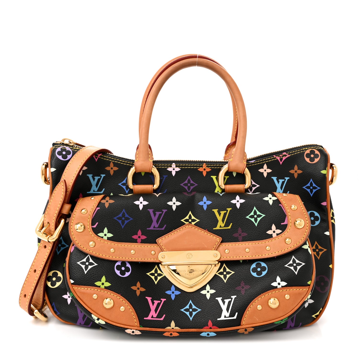 Louis Vuitton Monogram Multicolor Rita Black 1 of 13