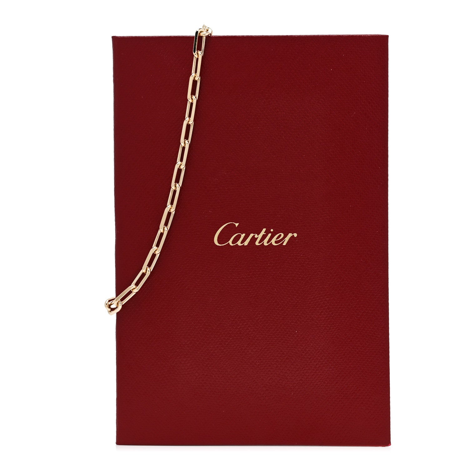 Cartier 18K Yellow Gold Small Santos de Cartier Link Chain Bracelet 5 of 5