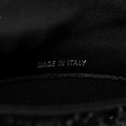 Chanel Sequin COCO Clutch With Chain Black Silver 6 of 13