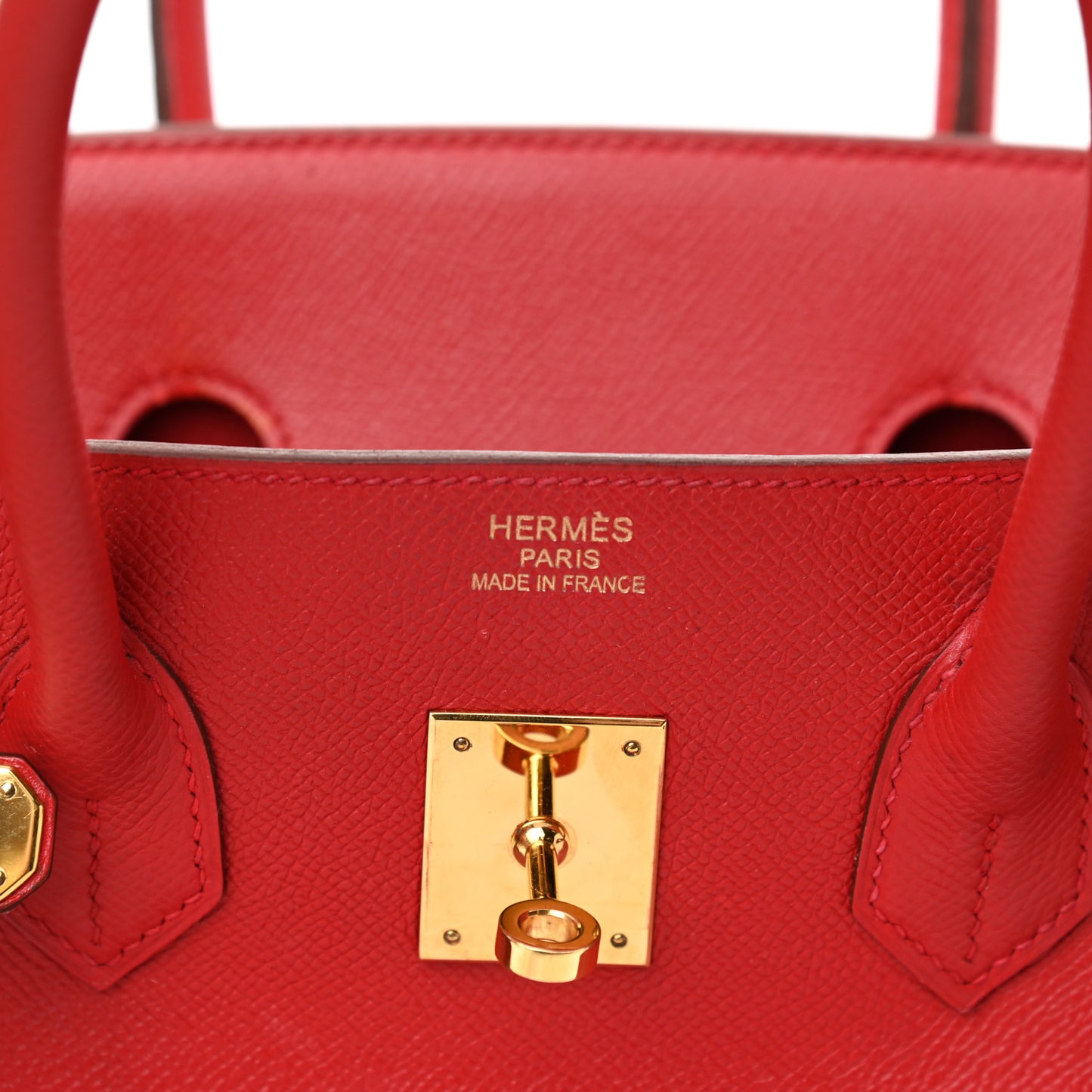 Epsom Birkin 35 Rouge Casaque