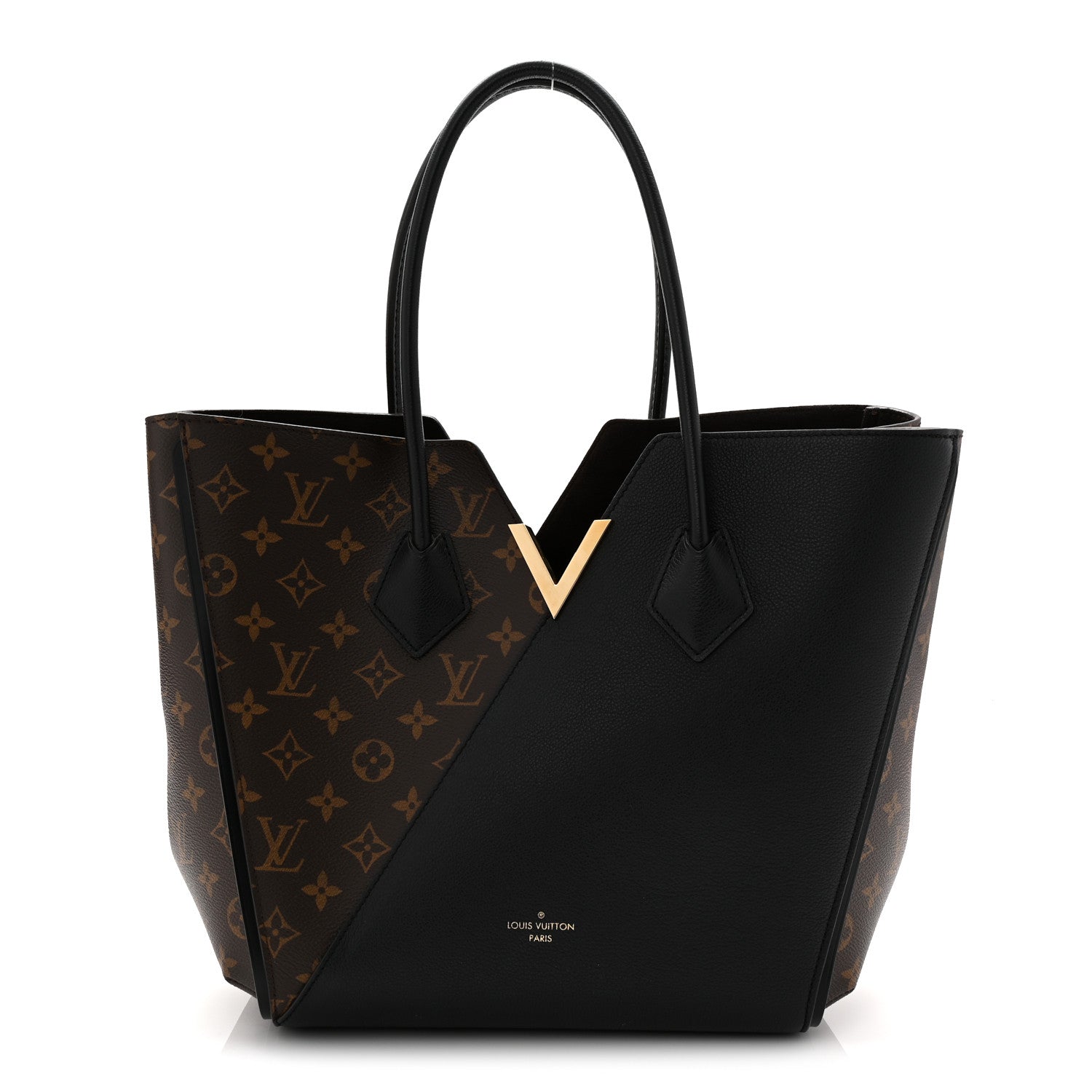 Louis Vuitton Calfskin Monogram Kimono Tote Black 1 of 11