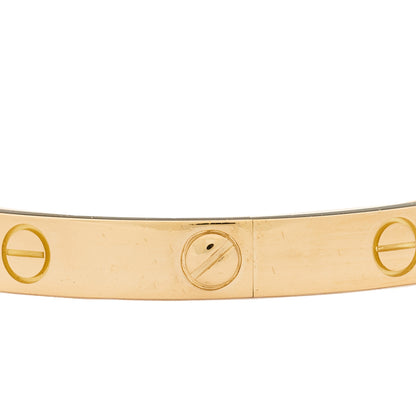 Cartier 18K Yellow Gold LOVE Bracelet 18 6 of 7