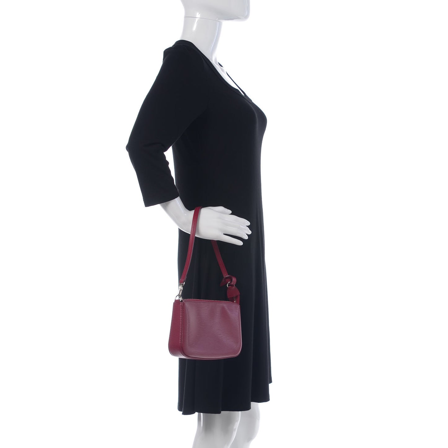 Epi Pochette Accessories NM Fuchsia