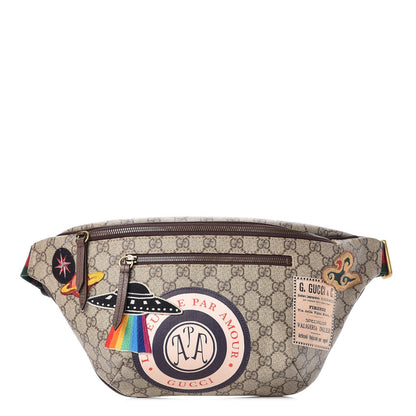 Gucci GG Supreme Monogram Courrier Belt Bag Beige New Acero 1 of 8