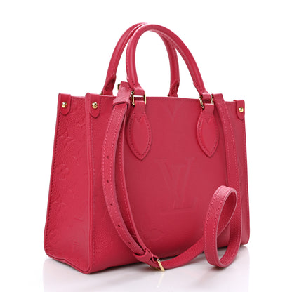 Louis Vuitton Empreinte Monogram Giant Onthego PM Freesia 3 of 8