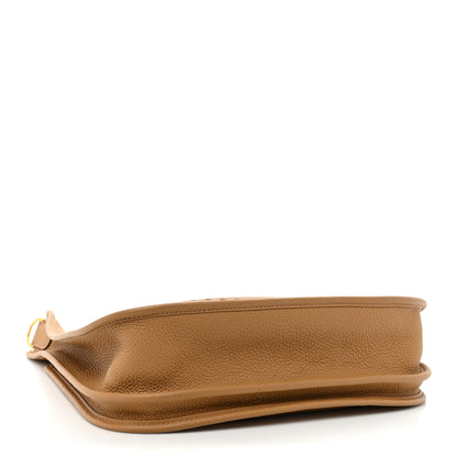 Hermes Taurillon Clemence Evelyne III PM Biscuit 3 of 10