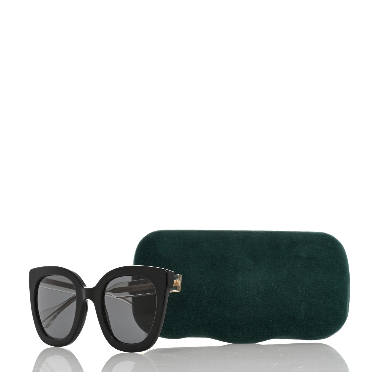 Gucci Acetate Crystal Sunglasses GG0564S Black Grey 8 of 8