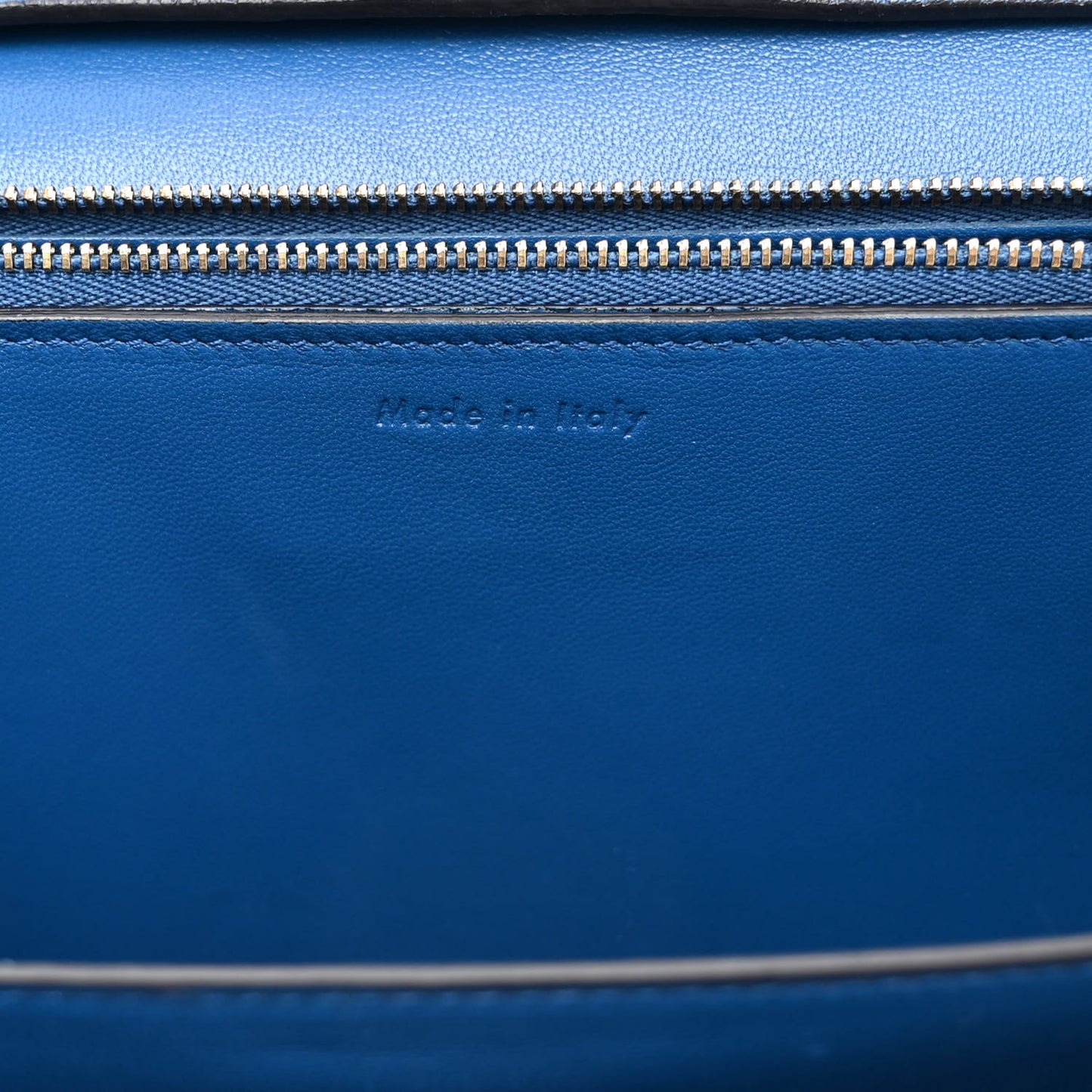 Goatskin Medium Classic Box Flap Bag Deepsea