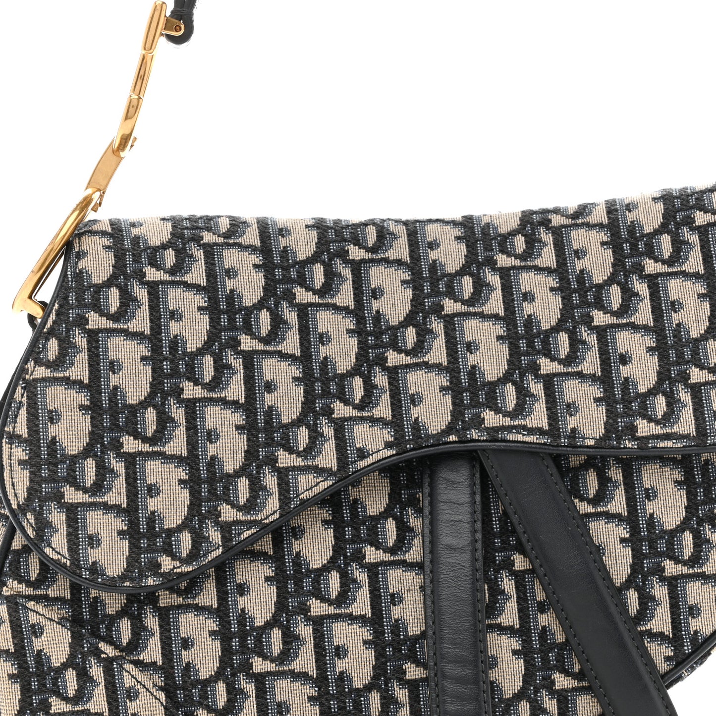 Oblique Saddle Bag Blue
