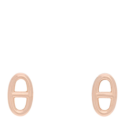 Hermes 18K Rose Gold TPM Farandole Stud Earrings 1 of 5
