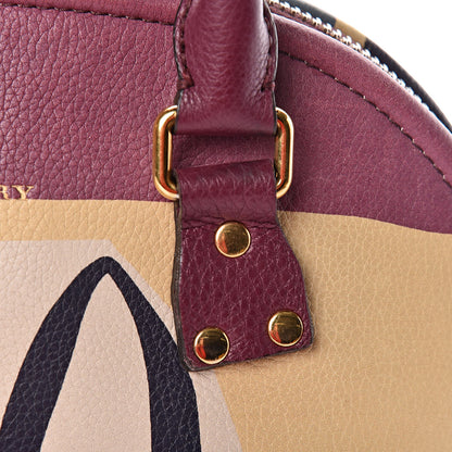 Burberry Prorsum Calfskin Printed Rain or Shine Small Bloomsbury Purple 11 of 16