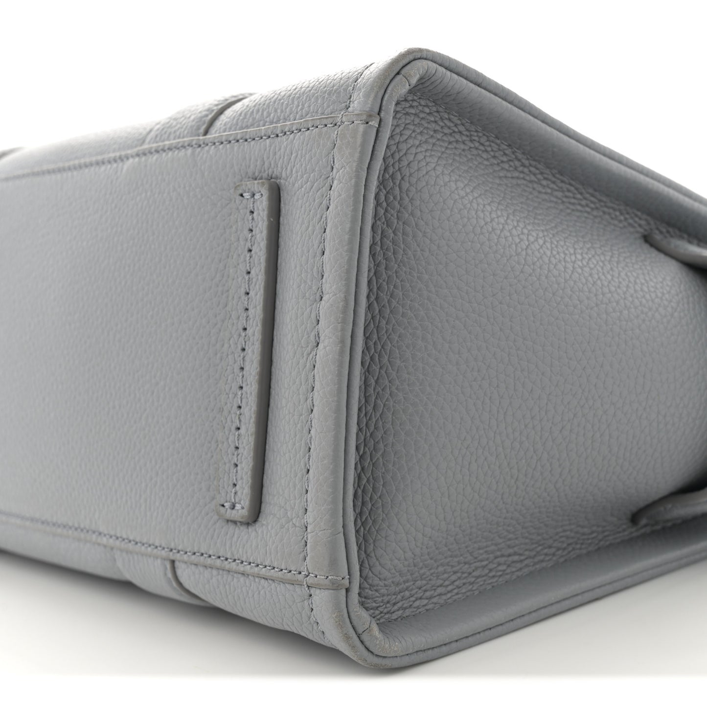 Grained Calfskin Medium The Tote Bag Grey