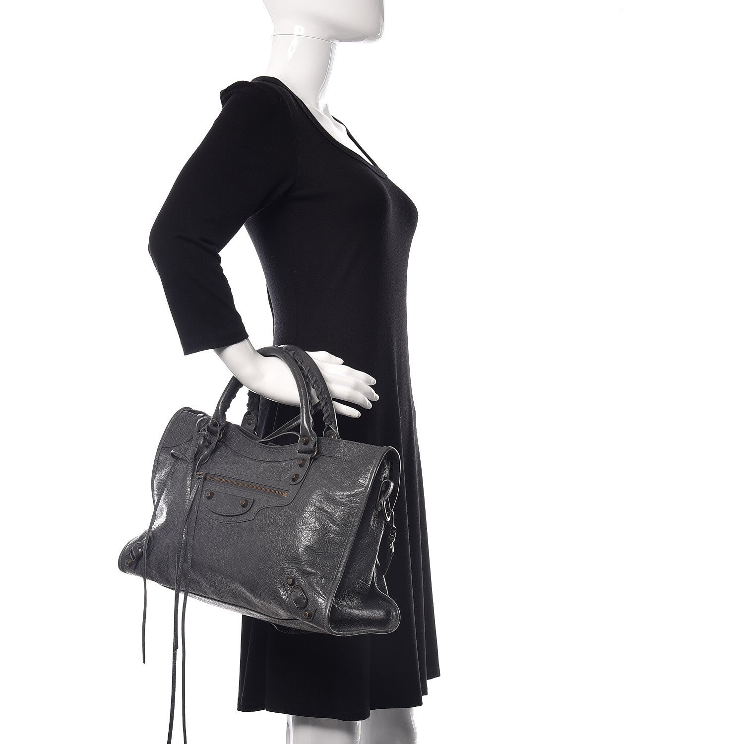 Balenciaga Agneau Classic Hardware City Gris Fossile 3 of 10