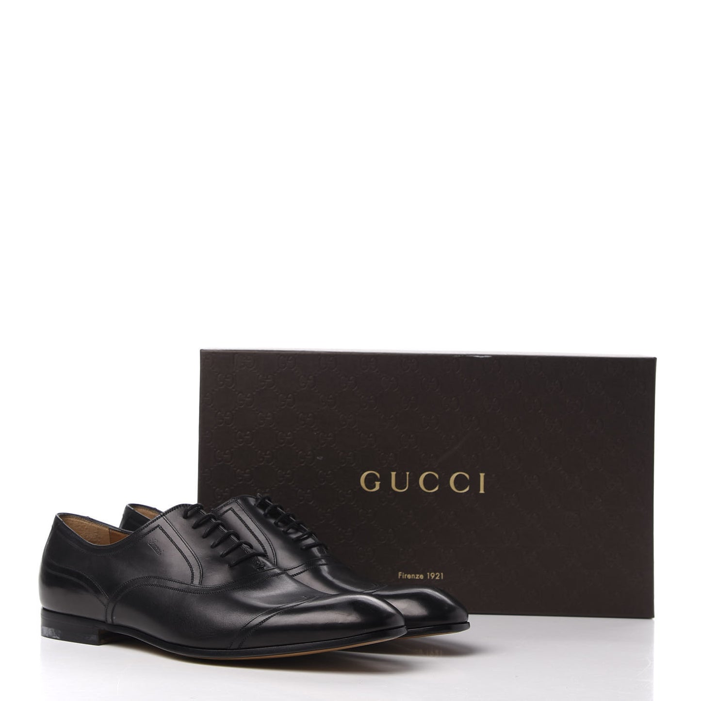 Calfskin Mens Wingtip Oxford Loafers 9 Black