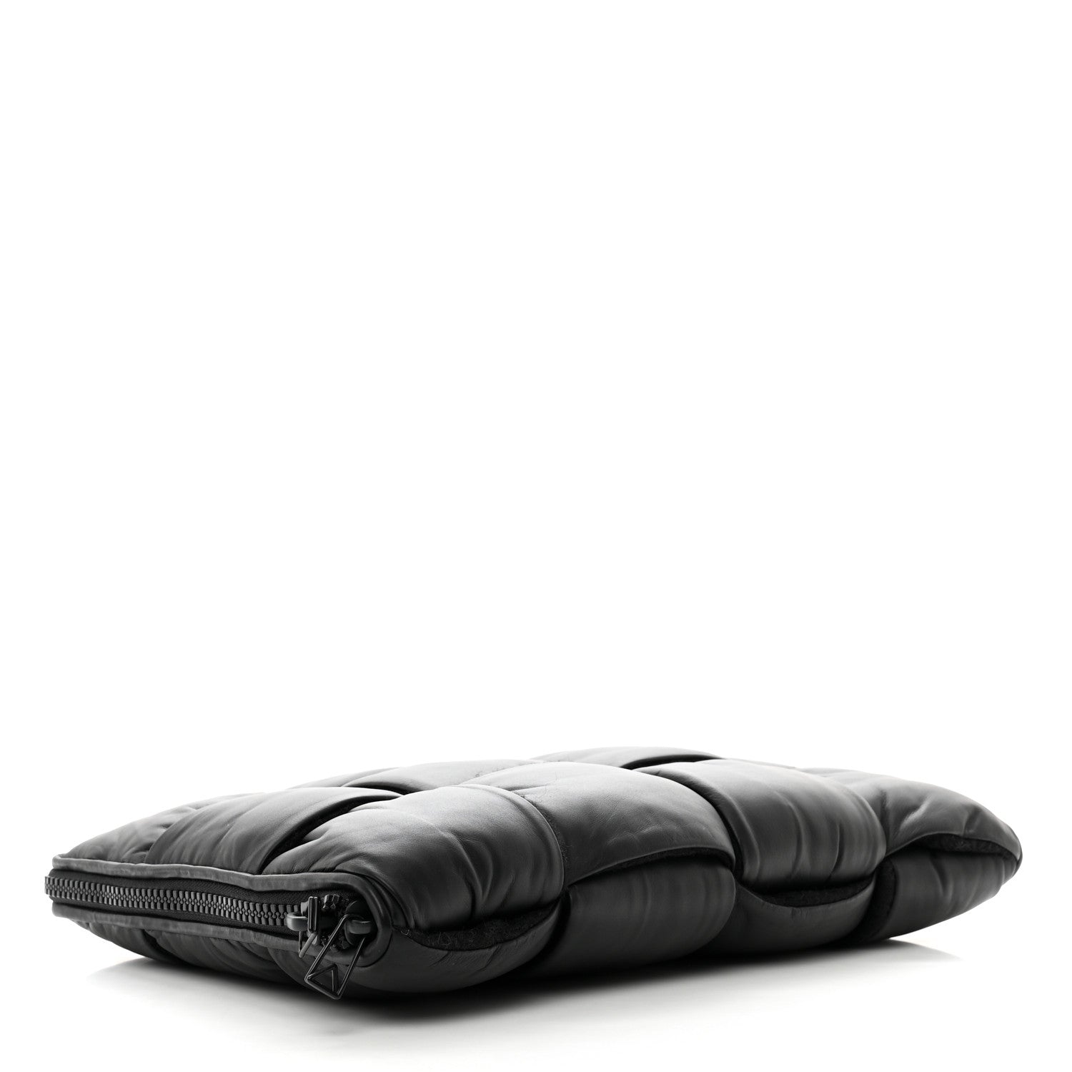 Bottega Veneta Calfskin Padded Maxi Intrecciato Document Case Black 4 of 6