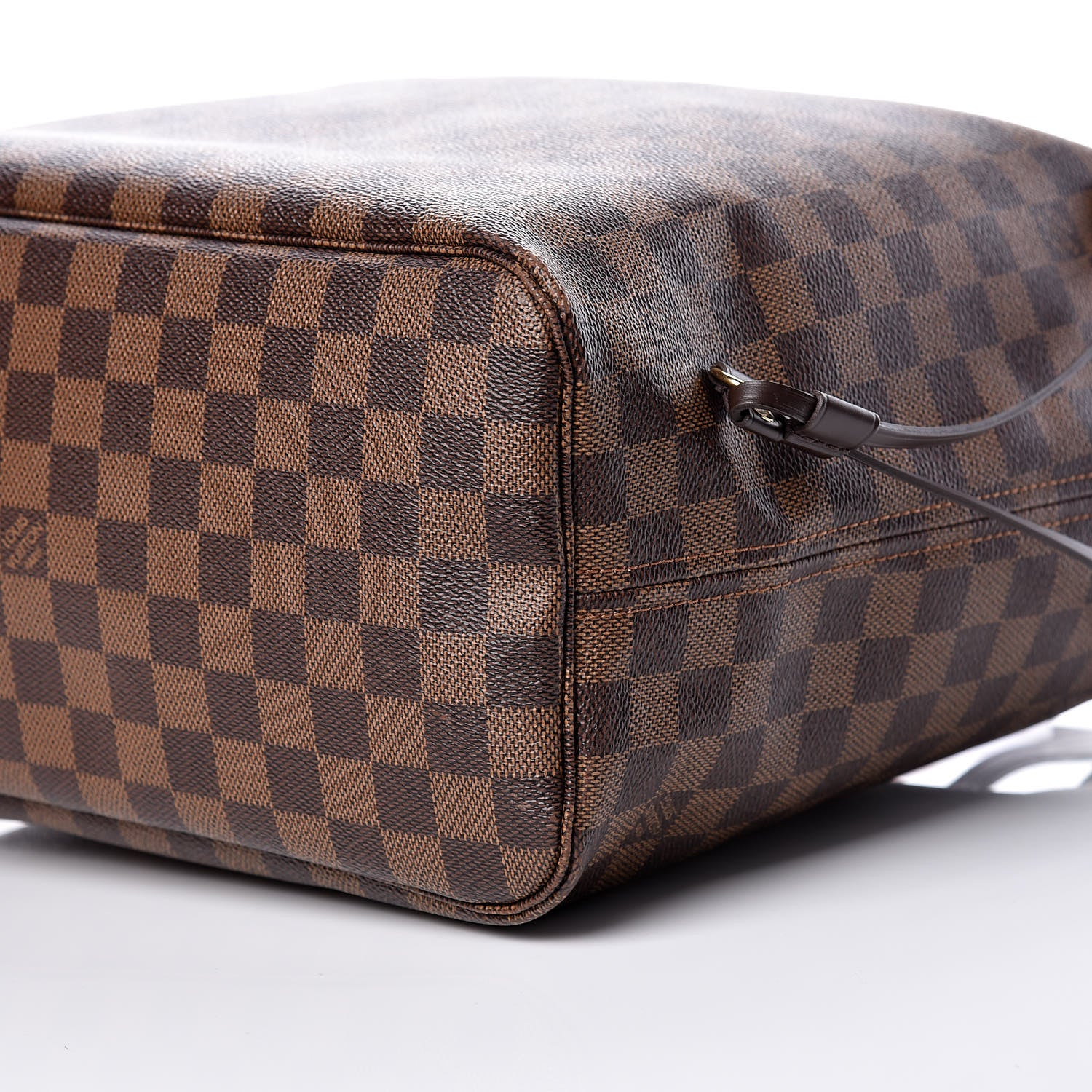 Louis Vuitton Damier Ebene Neo Neverfull MM Rose Ballerine 6 of 19