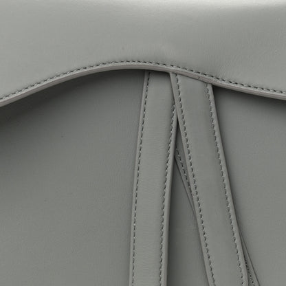 Christian Dior Ultra Matte Calfskin Saddle Bag Grey 7 of 9