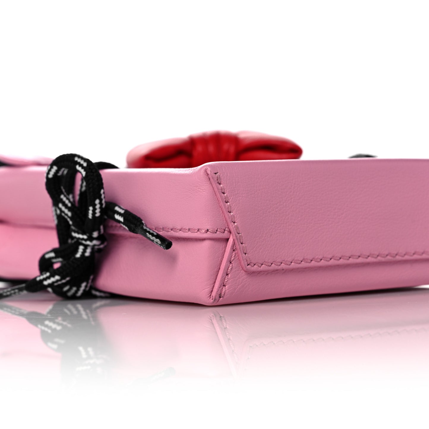 Calfskin Hello Kitty Phone Holder Bag Pink