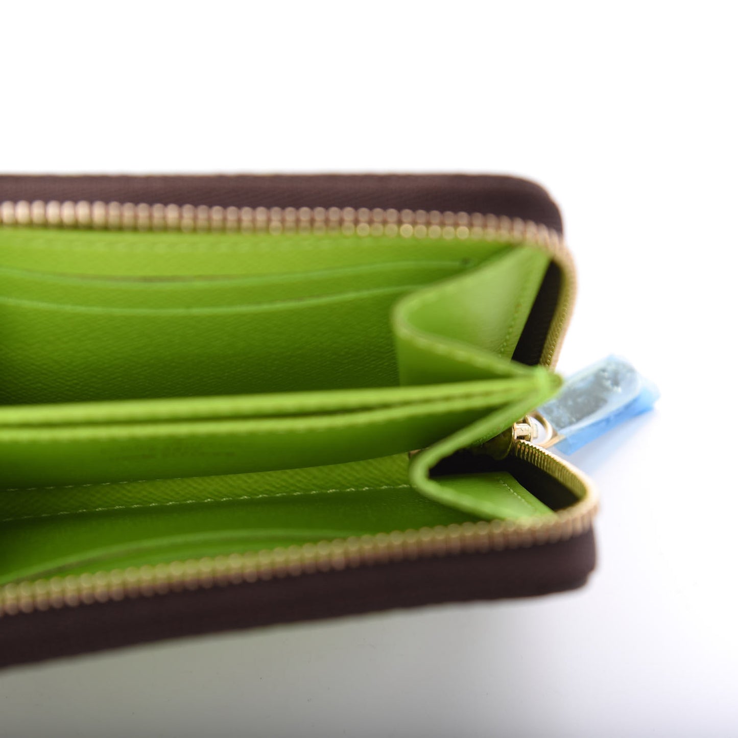 Monogram Graffiti Zippy Coin Purse Wallet Green