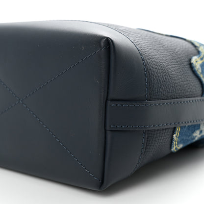 Louis Vuitton X NIGO Taurillon Monogram Denim Japanese Cruiser Blue 9 of 10