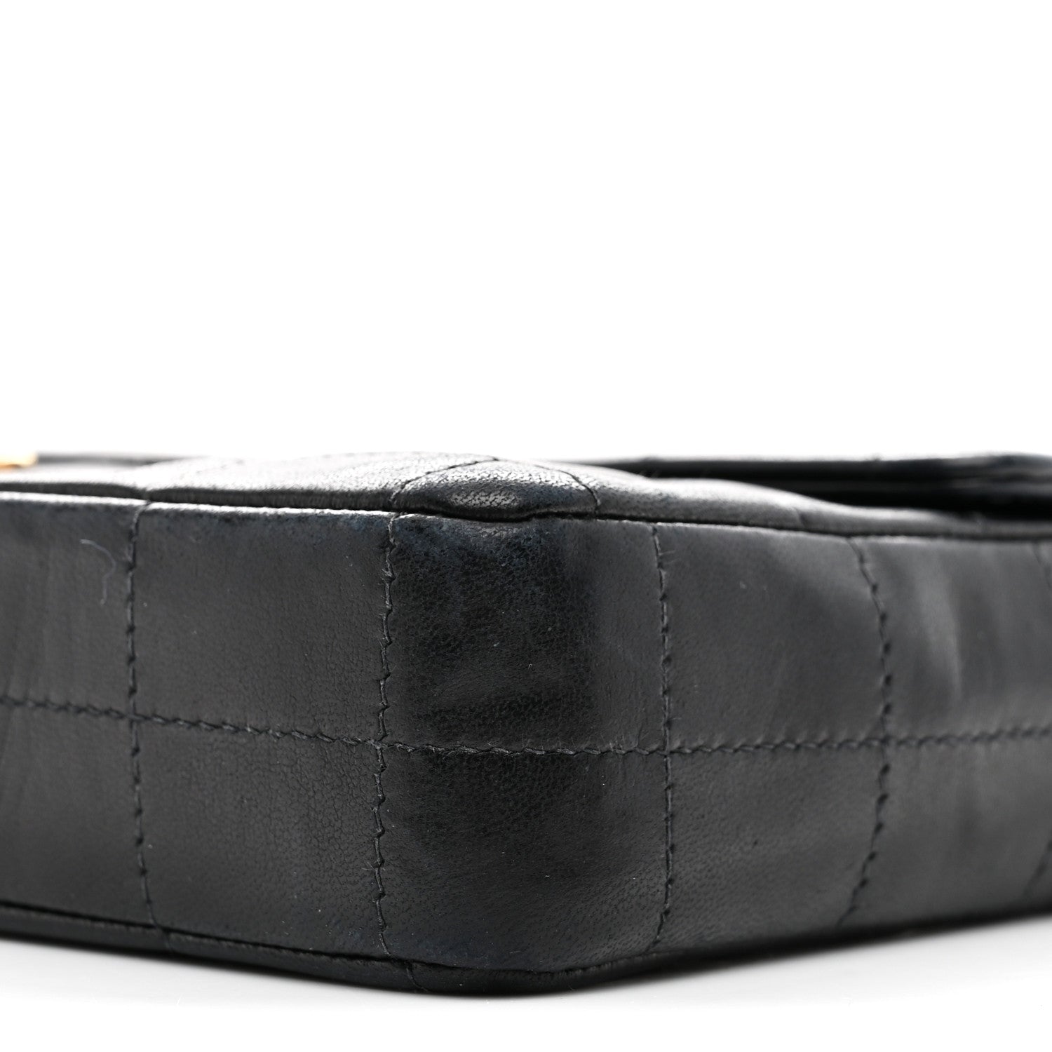 Chanel Lambskin East West Chocolate Bar Flap Black 11 of 11