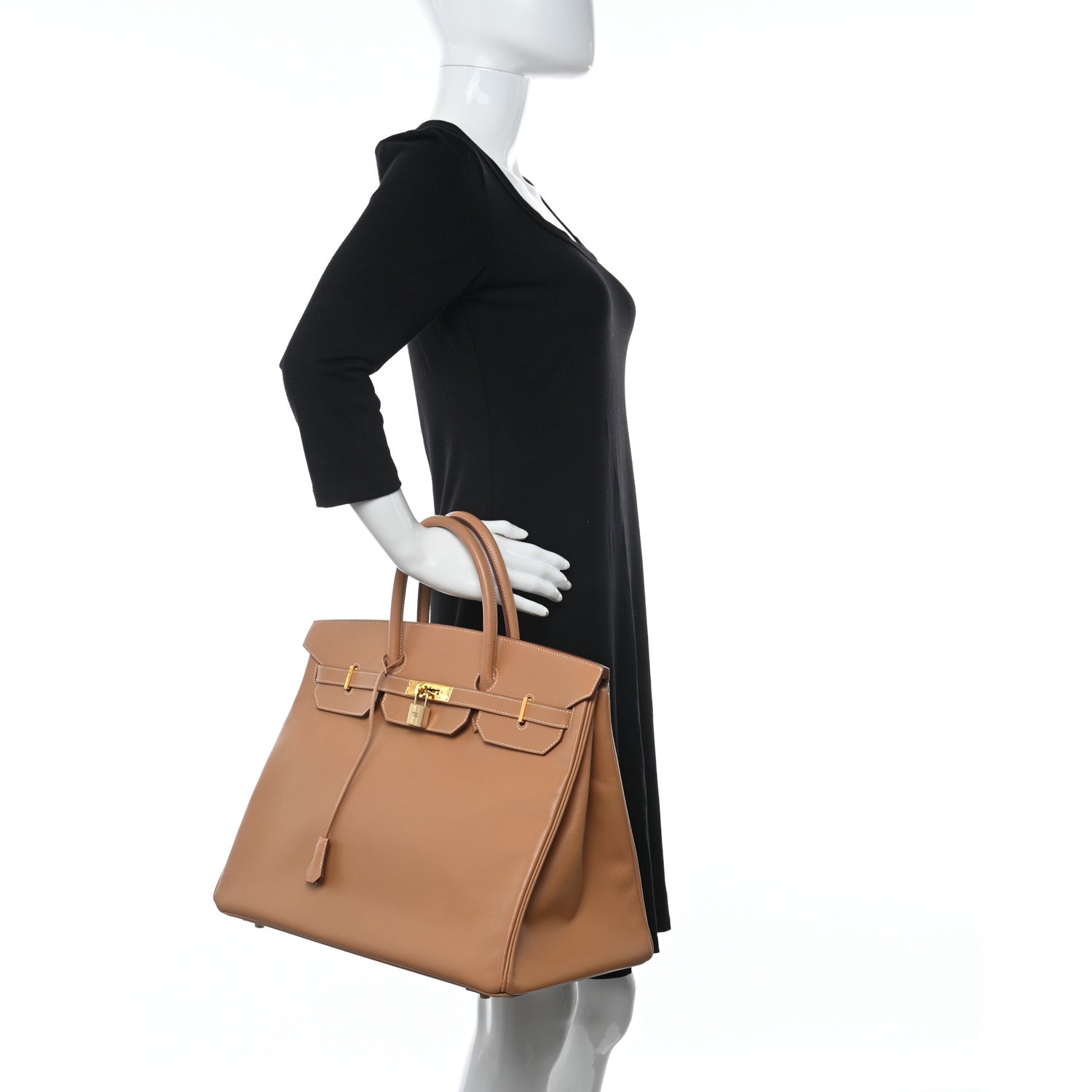 Hermes Courchevel Birkin 40 Tabac Camel 2 of 18