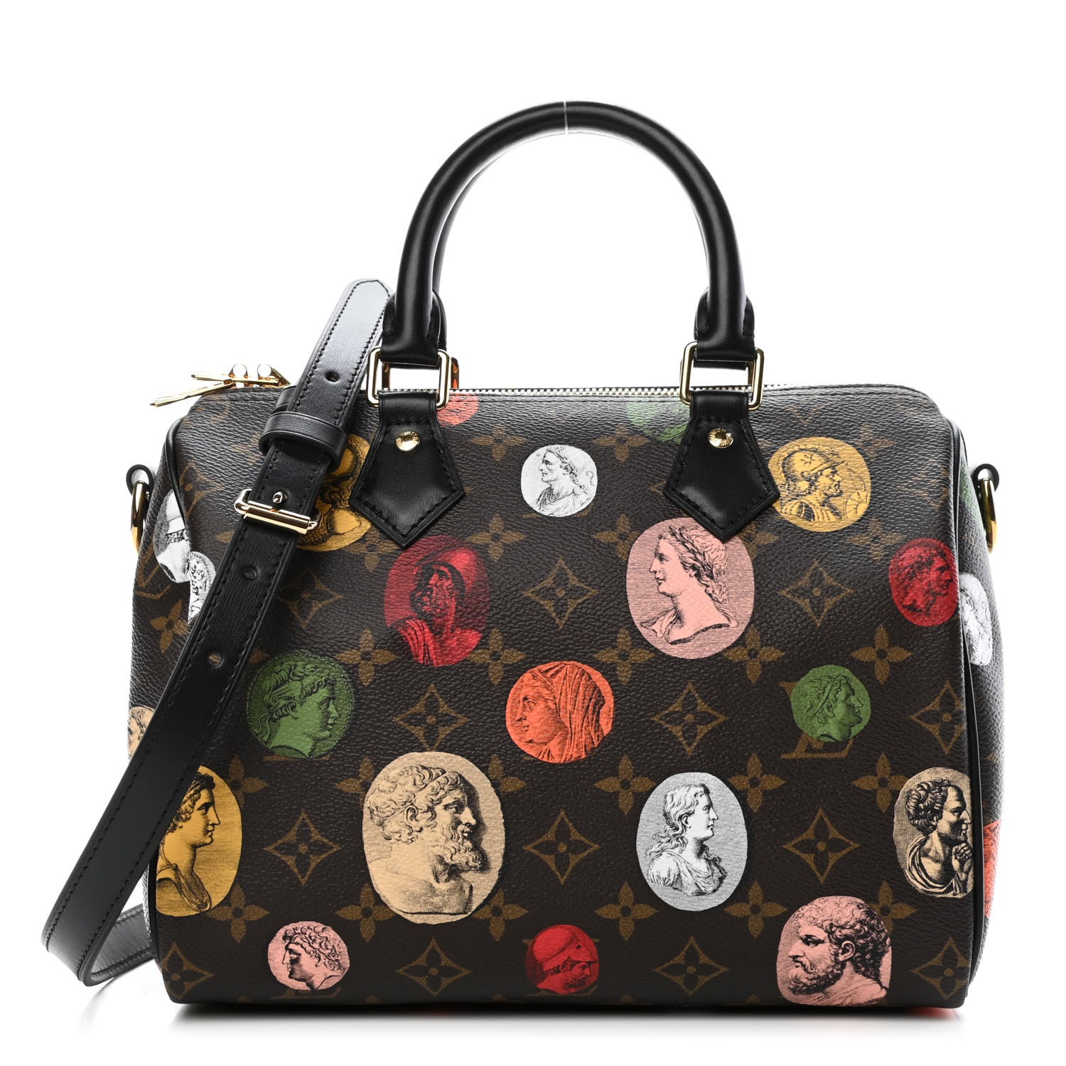 Louis Vuitton X FORNASETTI Monogram Cameo Speedy Bandouliere 25 1 of 4