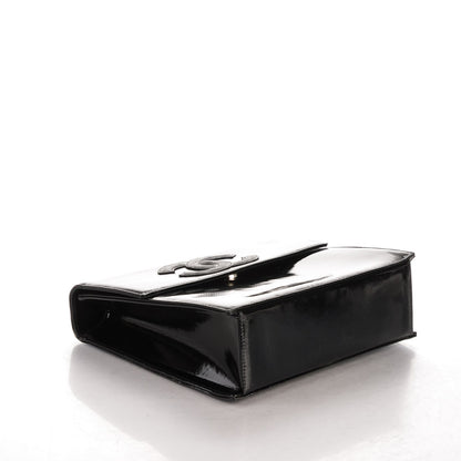 Chanel Patent CC Flap Black 4 of 8