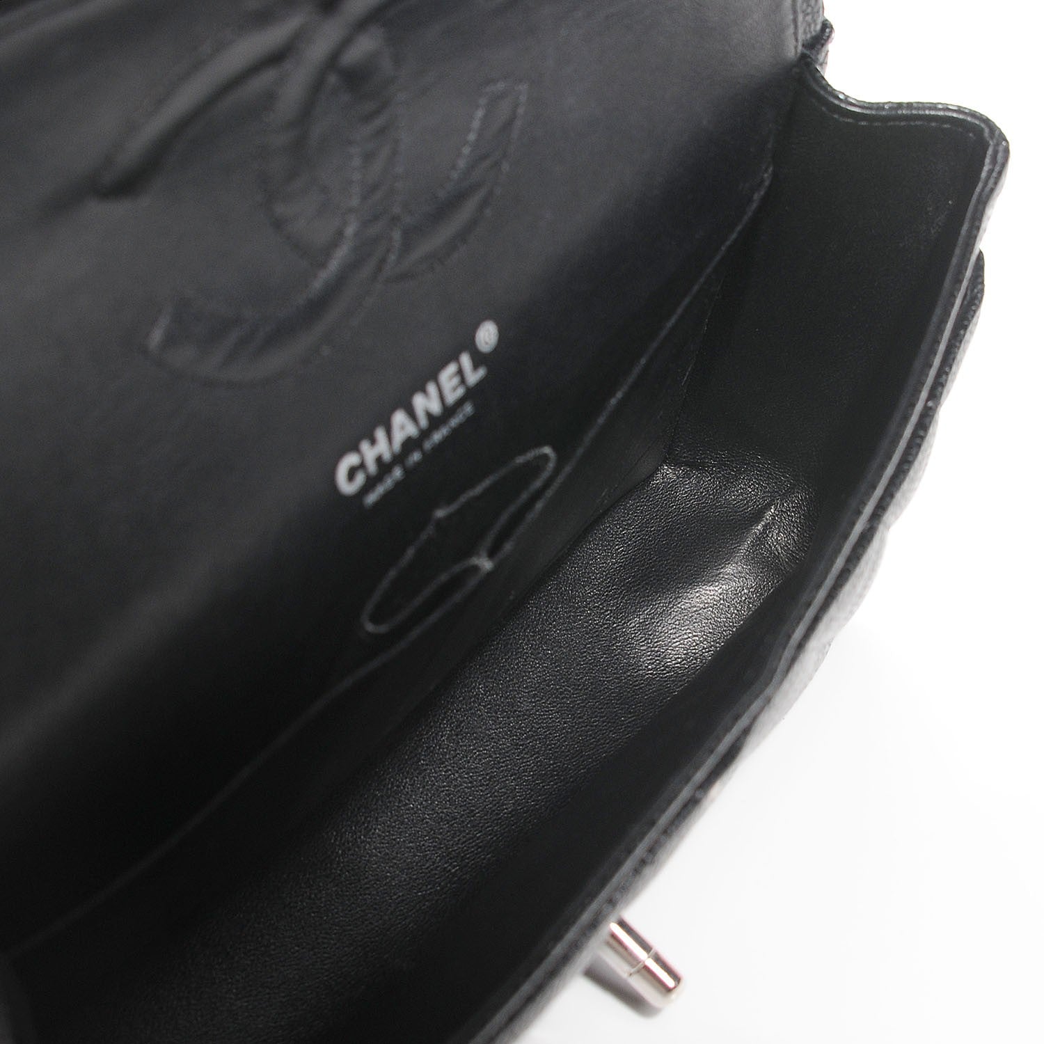 Chanel Caviar Quilted Medium Double Flap Black 5 of 8