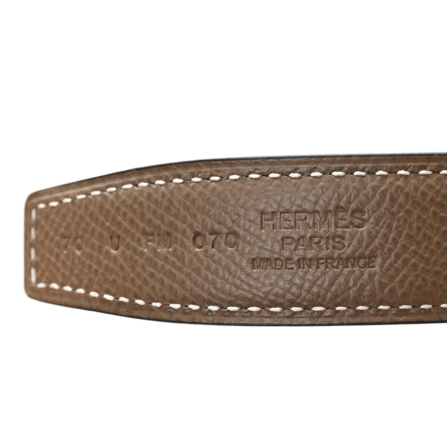 Hermes Swift Epsom 24mm Mini Martelee Constance Belt 70 28 Etoupe Black 3 of 5