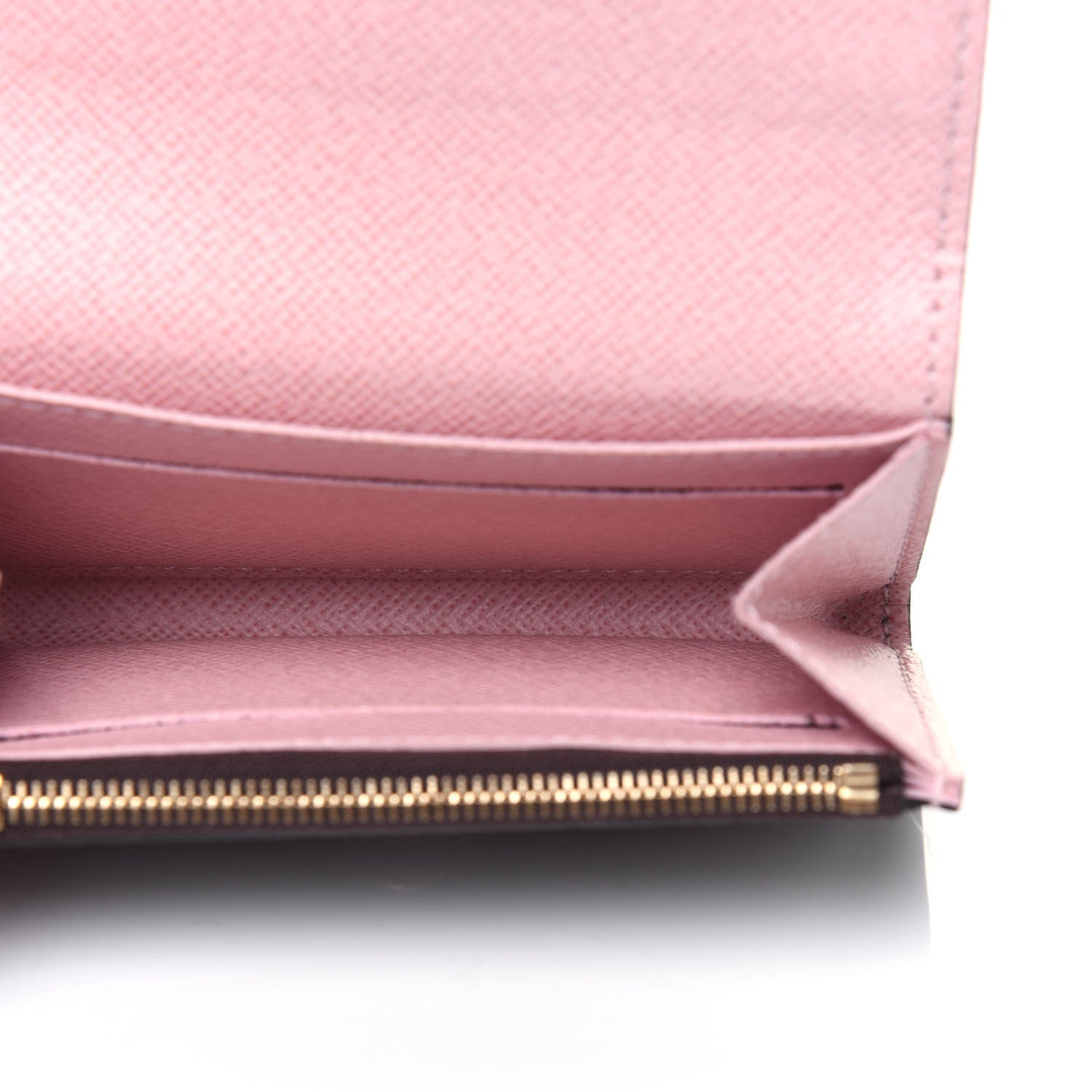 Louis Vuitton Damier Ebene Rosalie Coin Purse Rose Ballerine 5 of 9