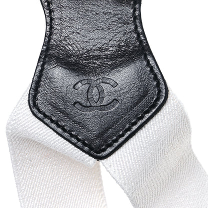 Chanel Logo Suspenders White 3 of 5