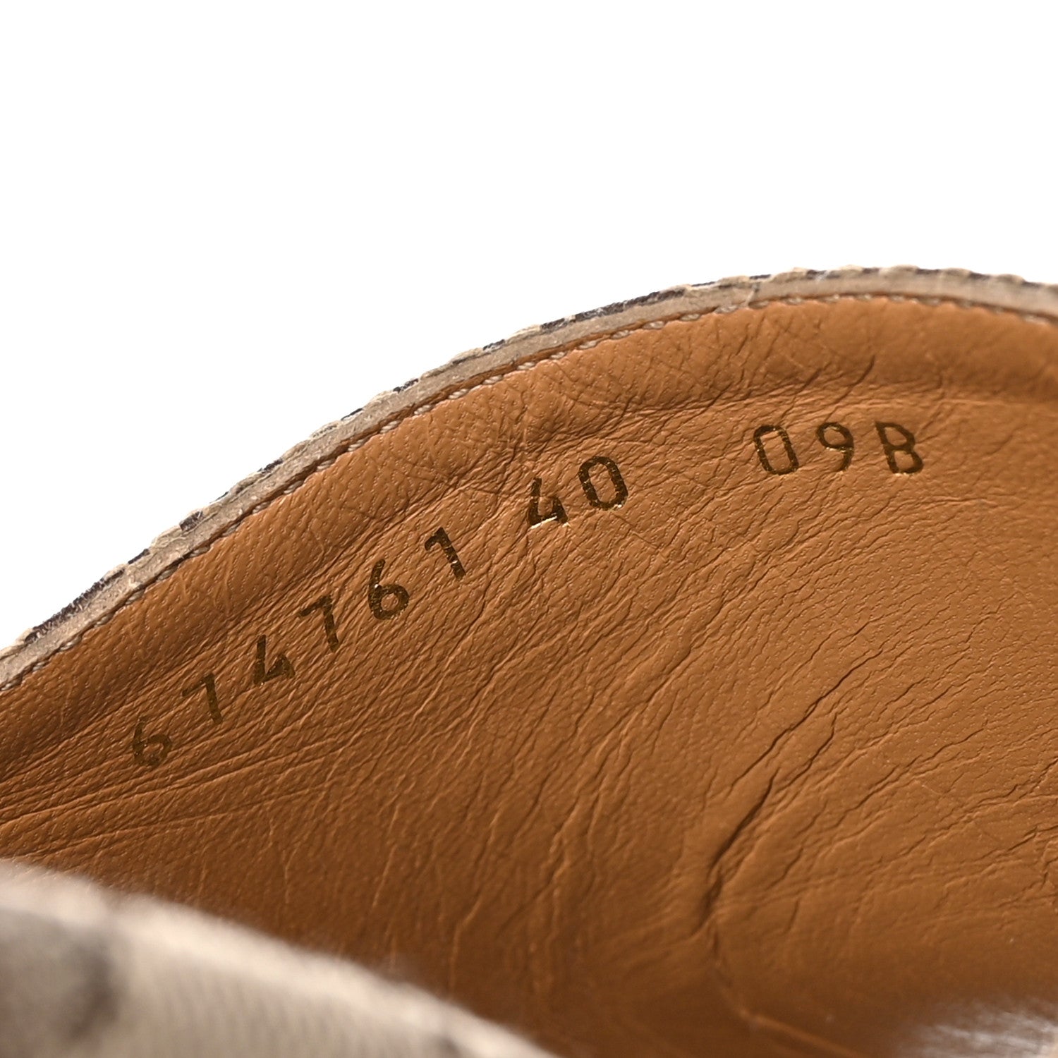 Gucci Monogram Jumbo GG Platform Slide Wedge Sandals 40 Camel Ebony 6 of 8