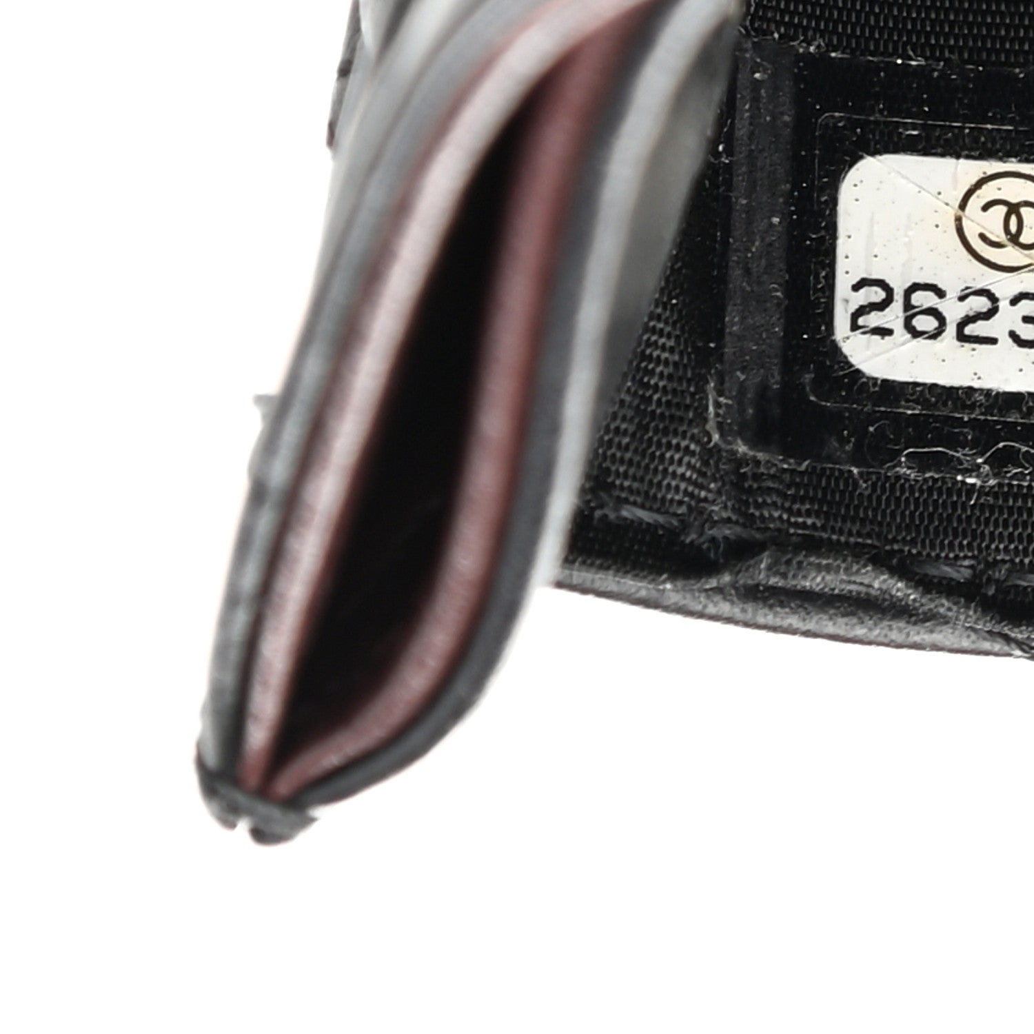 Chanel Aged Calfskin Quilted Reissue Card Holder Black 8 of 8