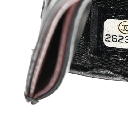 Chanel Aged Calfskin Quilted Reissue Card Holder Black 8 of 8