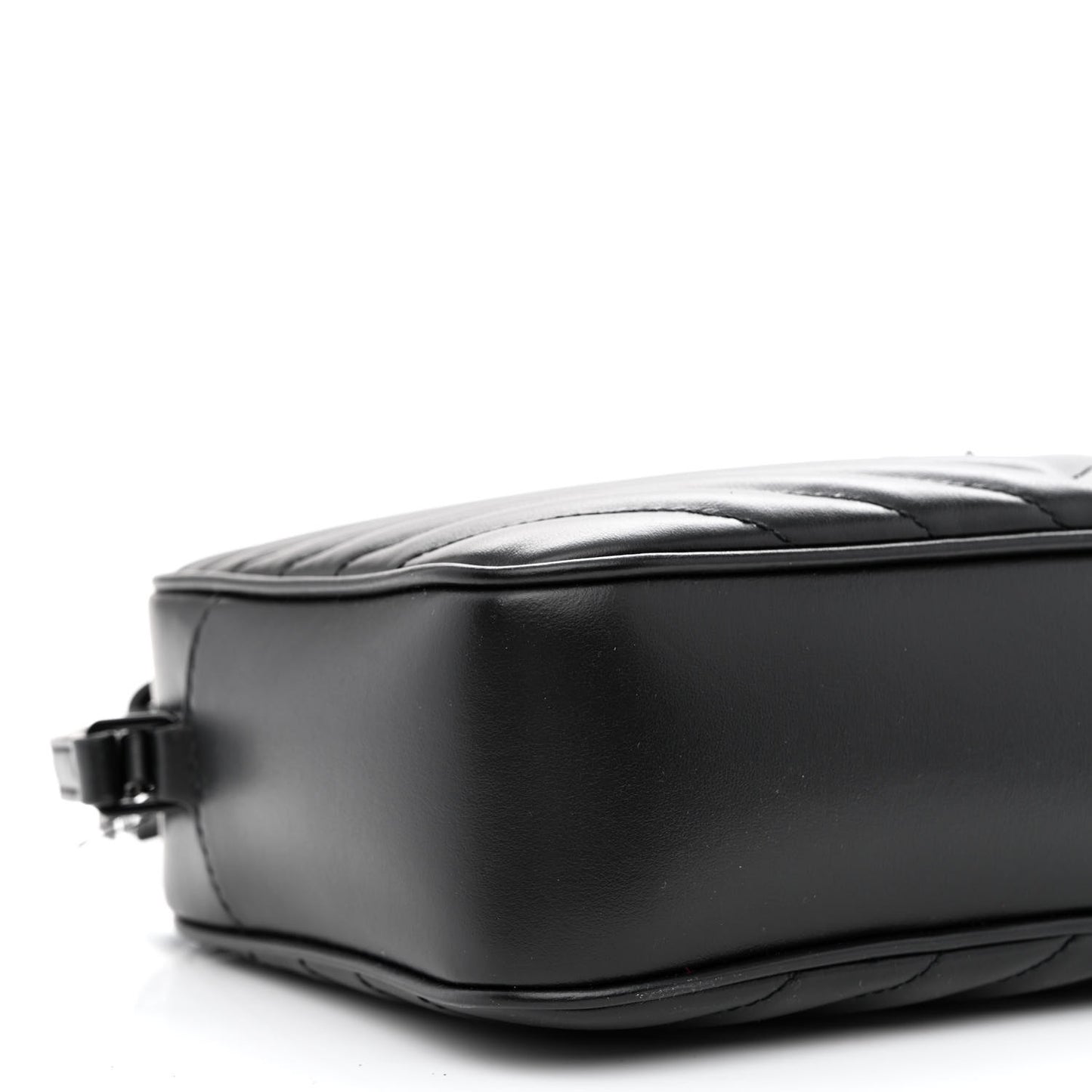 Calfskin Matelasse Monogram Monochrome Lou Camera Bag Black