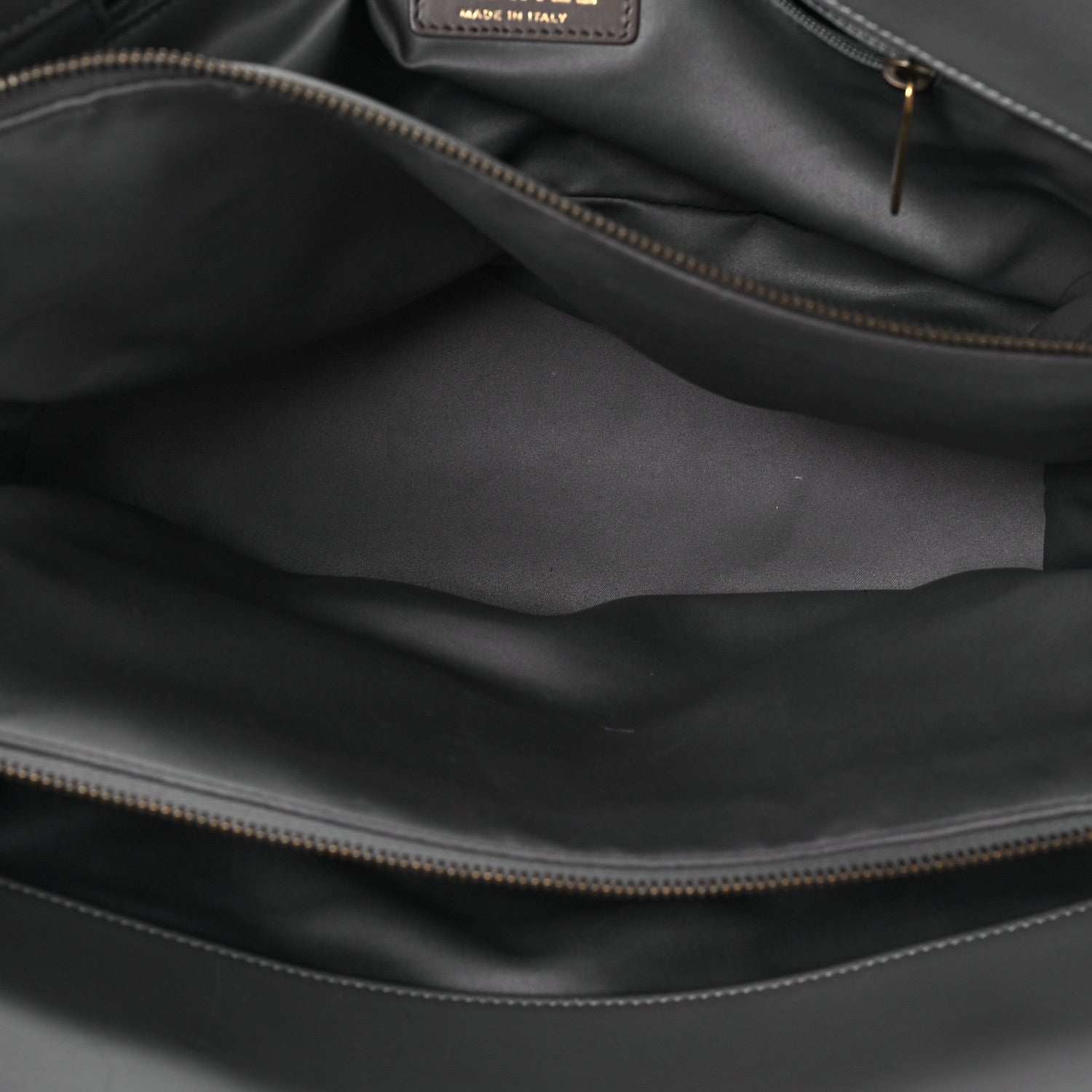 Chanel Calfskin Quilted Stitch Triptych Tote Grey 5 of 9
