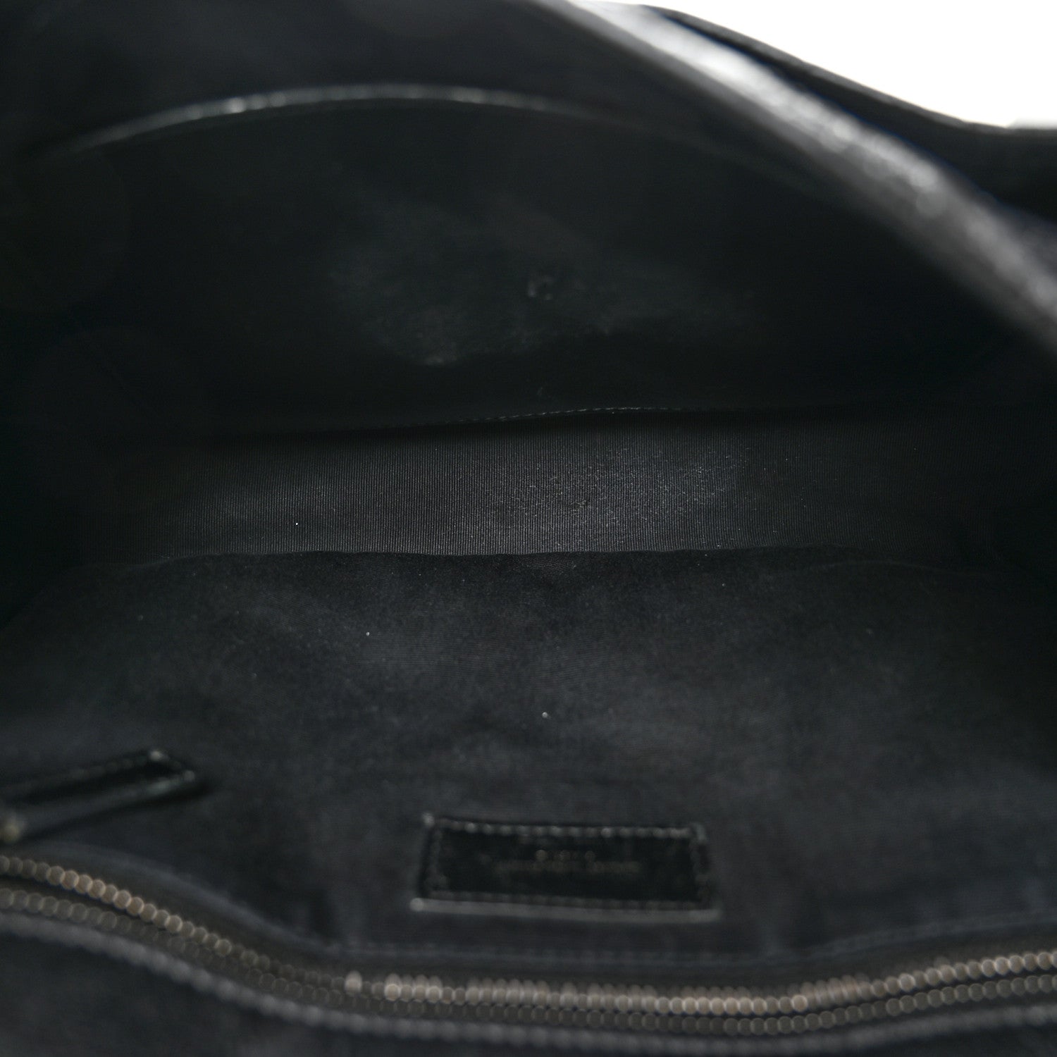 Saint Laurent Crinkled Calfskin Matelasse Monogram Medium Niki Chain Satchel Black 5 of 10