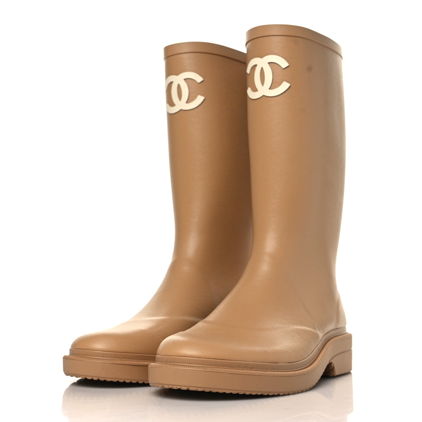 Caoutchouk CC High Boots 39 Beige