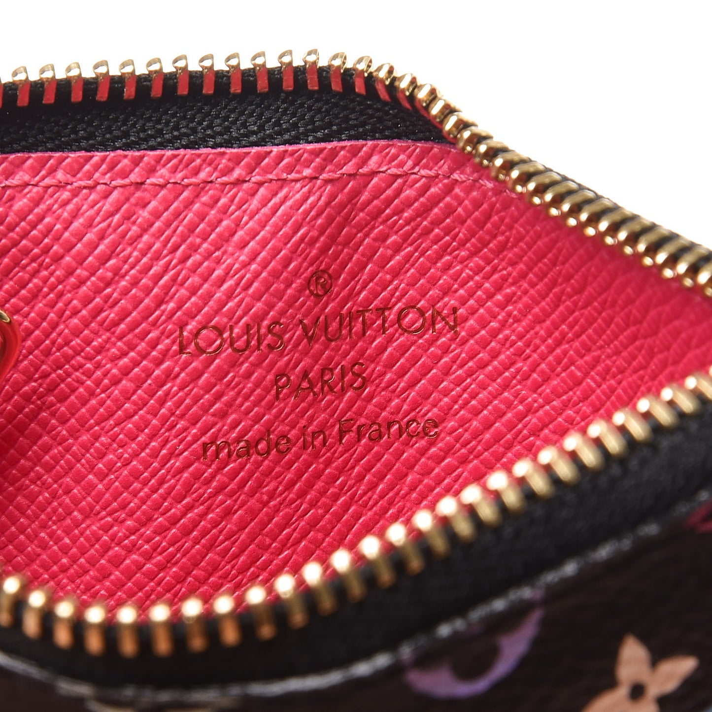 Monogram Multicolor Key Pouch Black Grenade